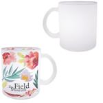 DX8129 15 Oz. Frosted Glass Mug With Full Color Custom Imprint